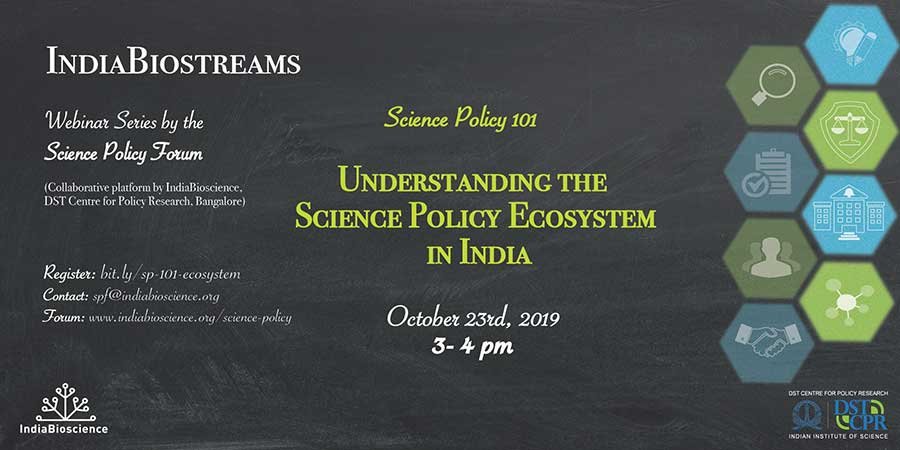 Understanding the Science Policy Ecosystem in India